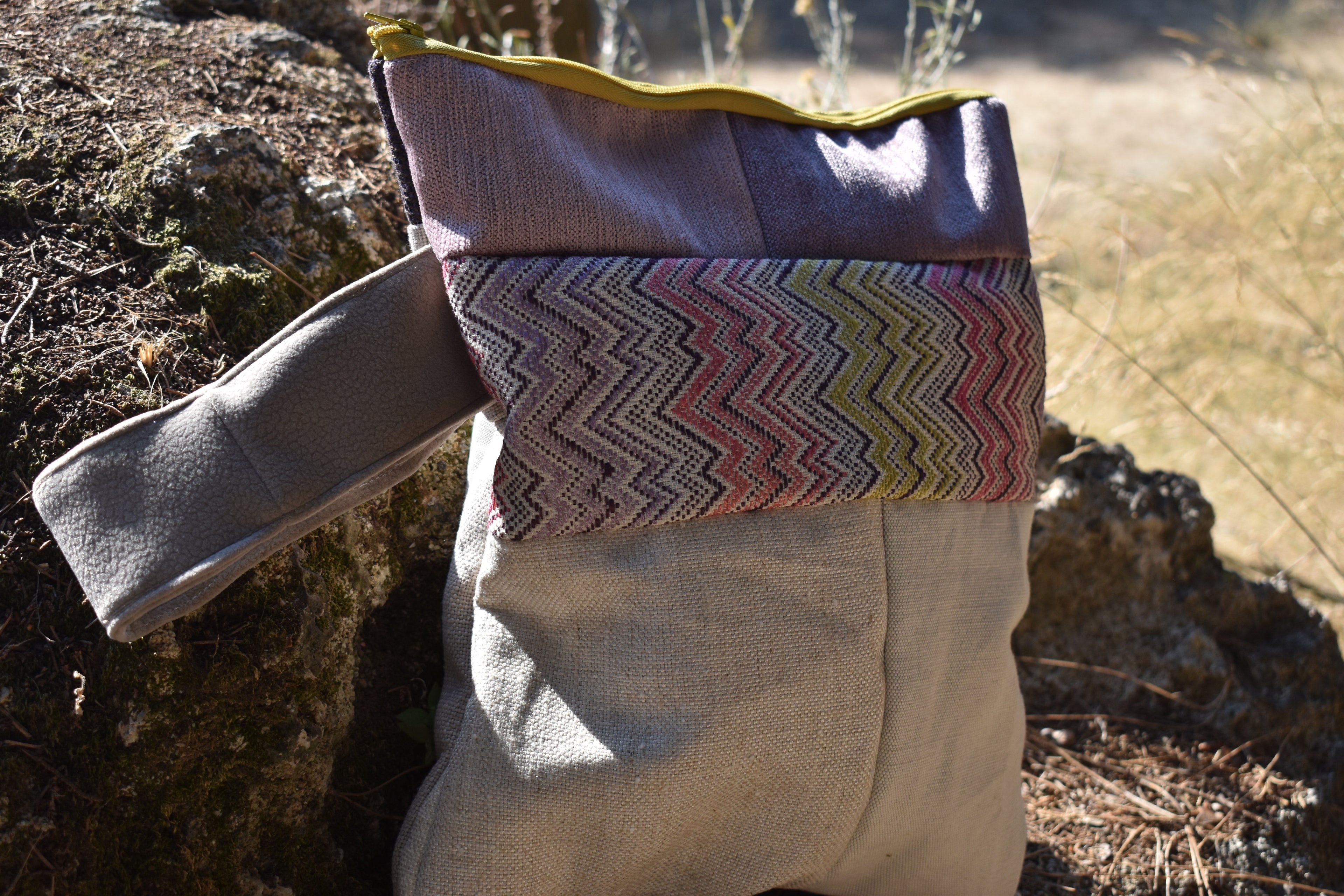 Χειροποίητη Τσάντα – Φάκελος Πολύχρωμος | Kallαίσθησις