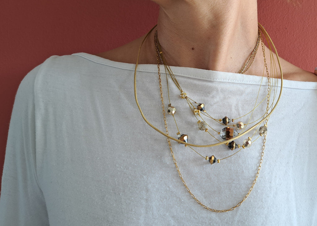 Κολιέ “Χρυσή Αρμονία” | kallαίσθησις