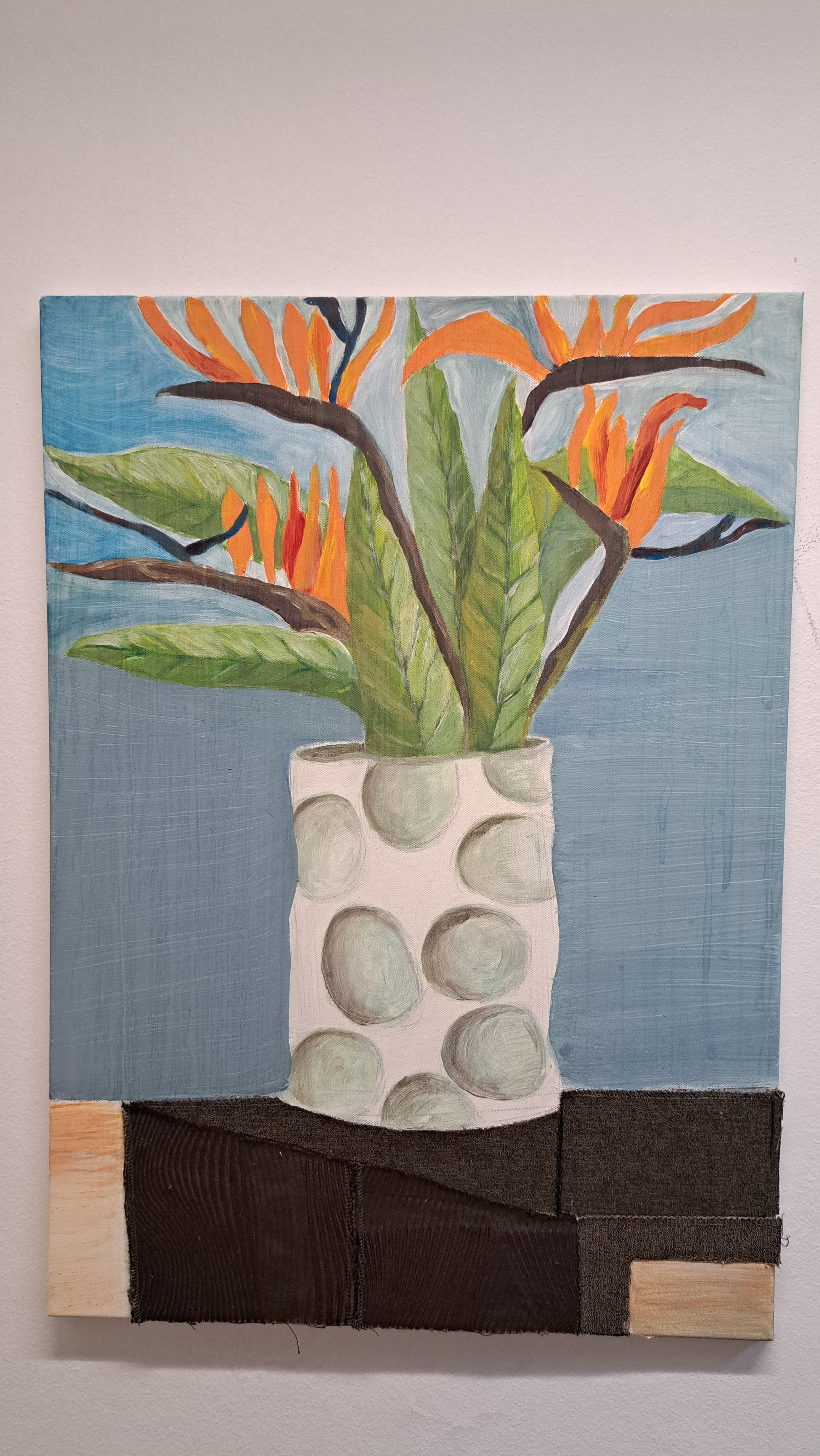 Χειροποίητος Πίνακας “Φλοράλ Συνθέση σε Αγγείο” | kallαίσθησις