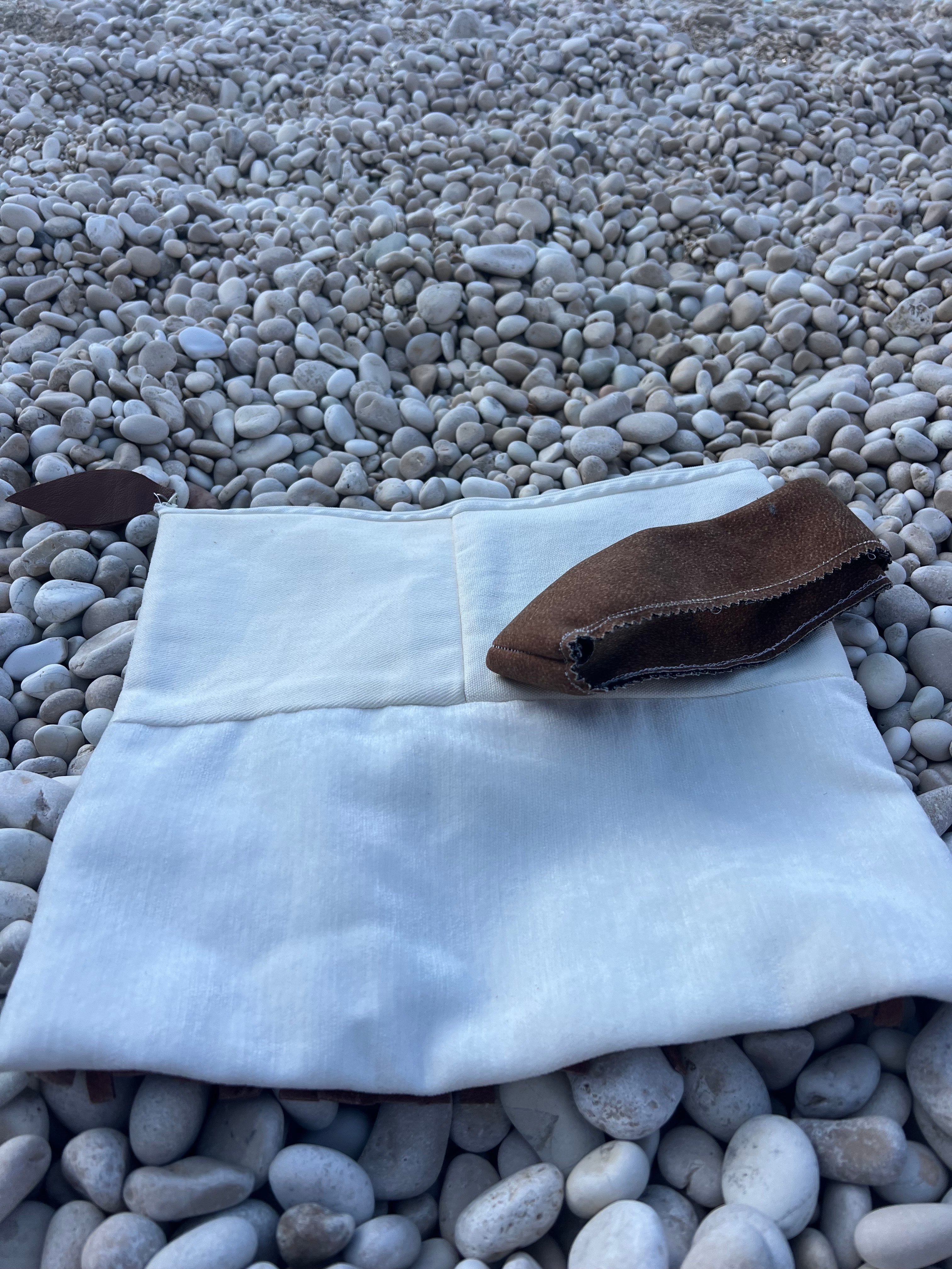 Χειροποίητο Υφασμάτινο Τσαντάκι με Κρόσσια | Kallαισθησις