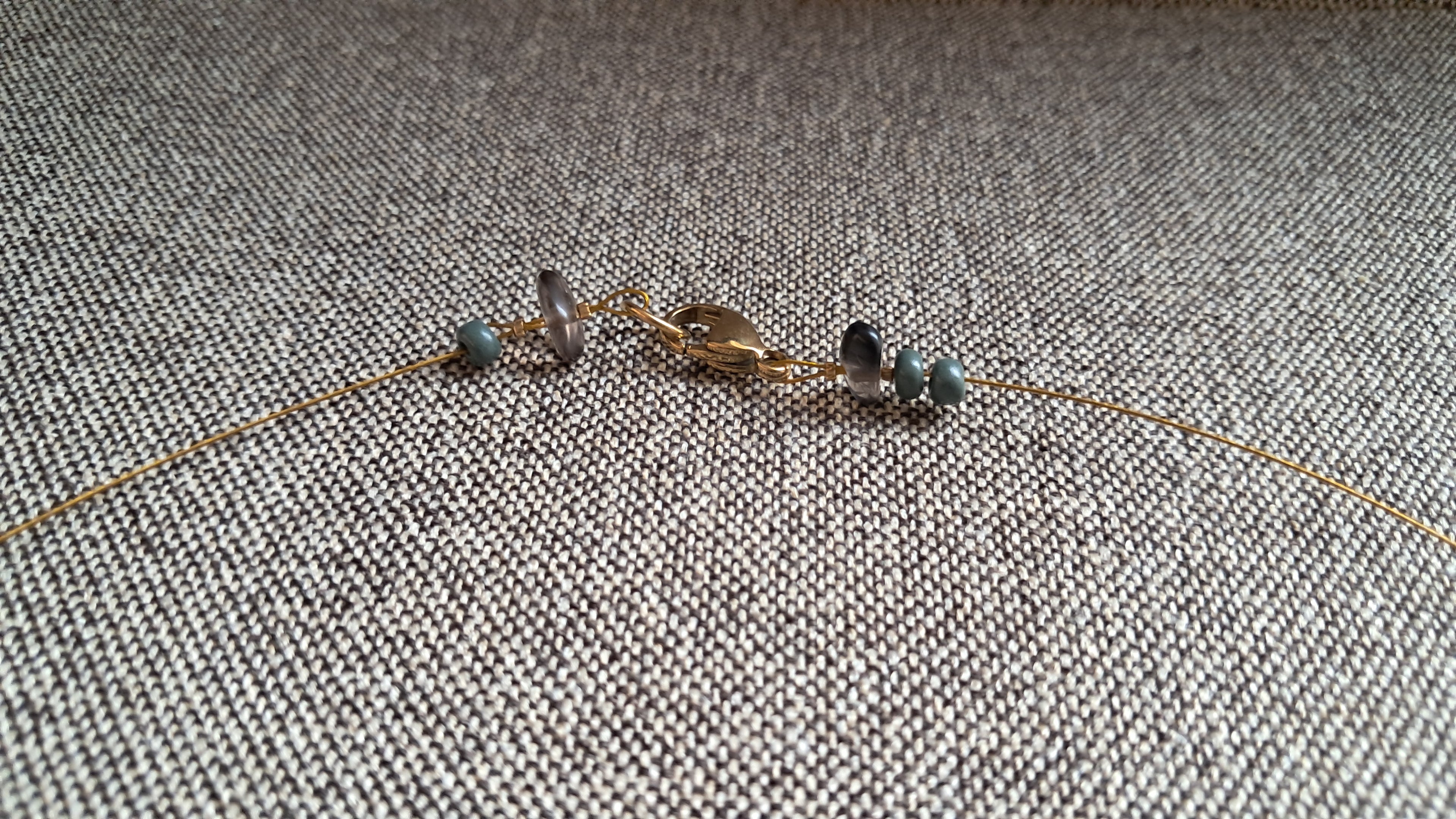 Κολιέ με ηφαιστειακές & φυσικές πέτρες | kallαίσθησις