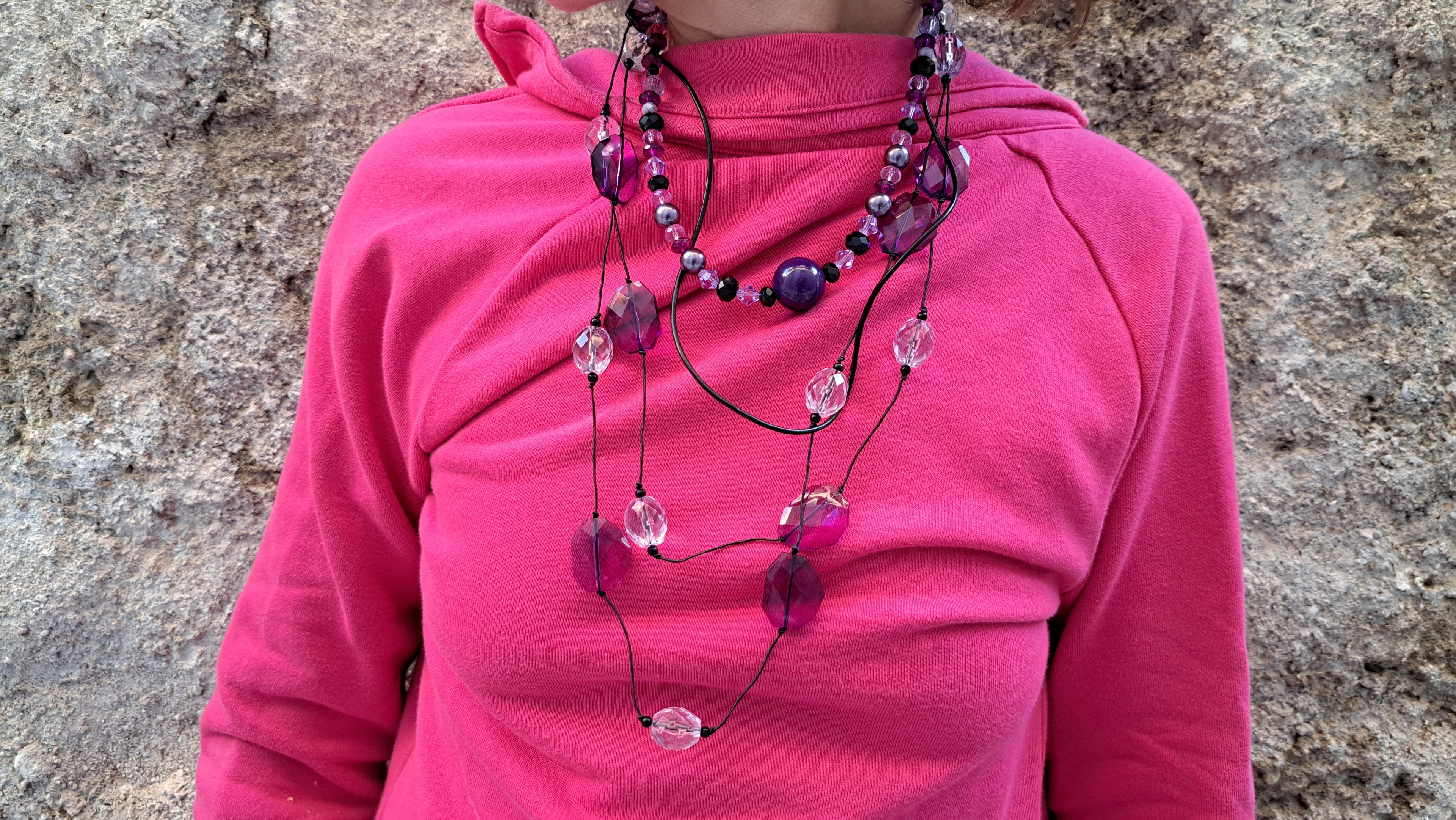 Κολιέ σε Αποχρώσεις του Μωβ | kallαίσθησις