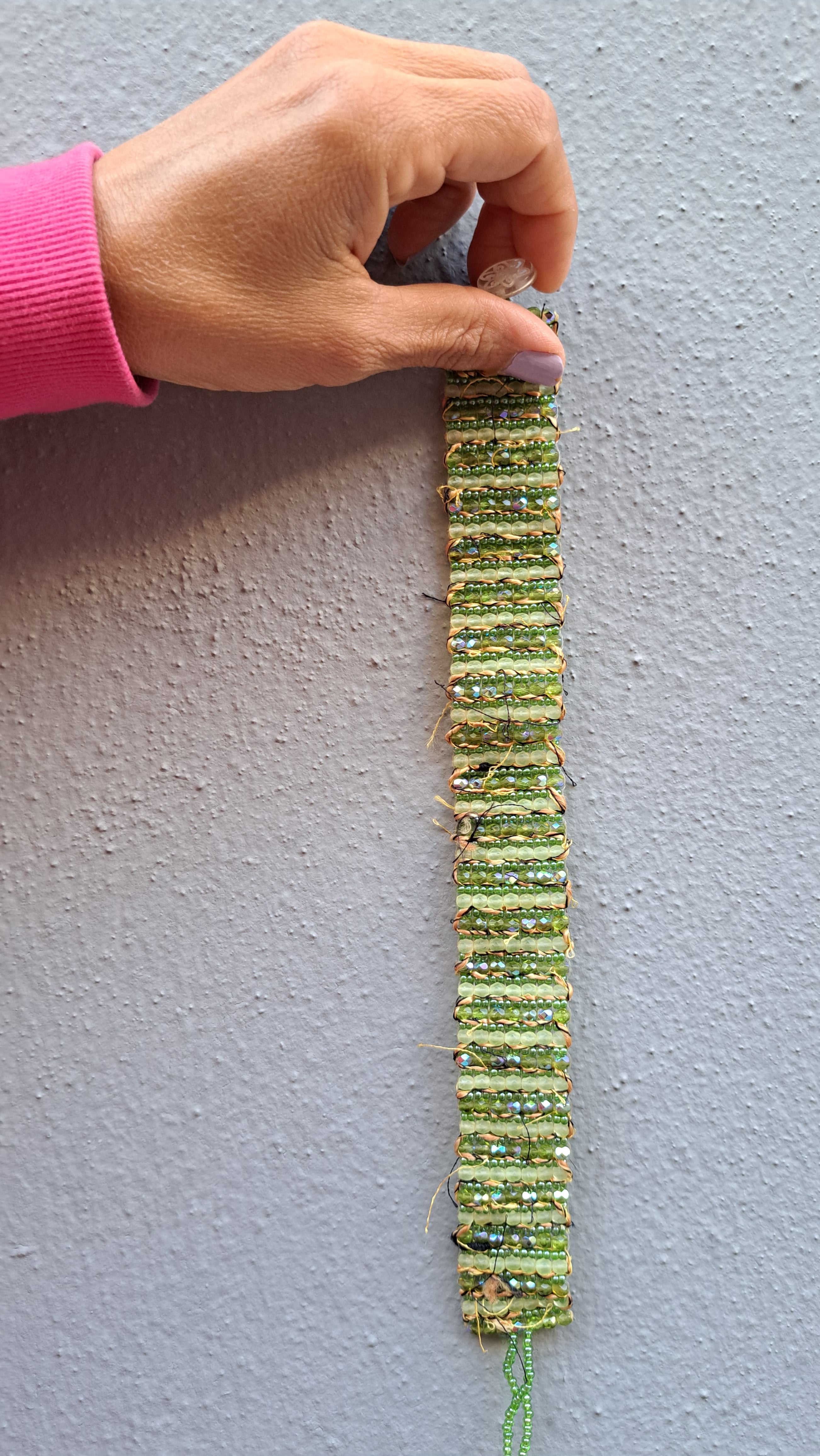 Choker Πράσινο με Χάντρες | kallαίσθησις