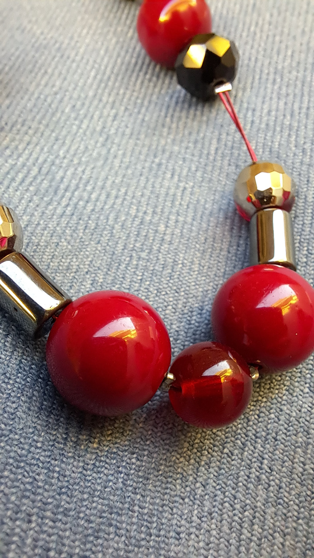 Κολιέ Red Pulse | kallαίσθησις