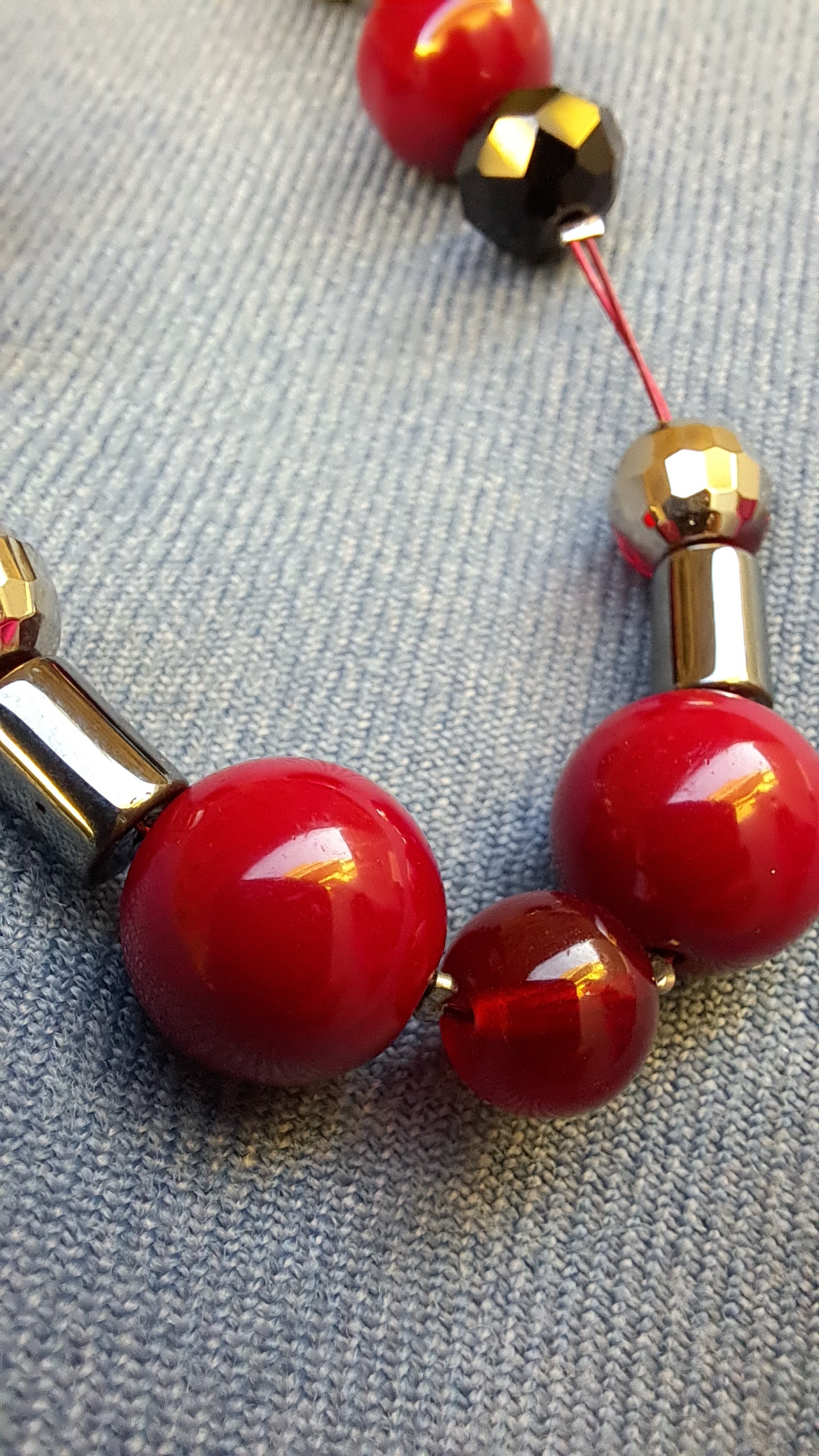 Κολιέ Red Pulse | kallαίσθησις