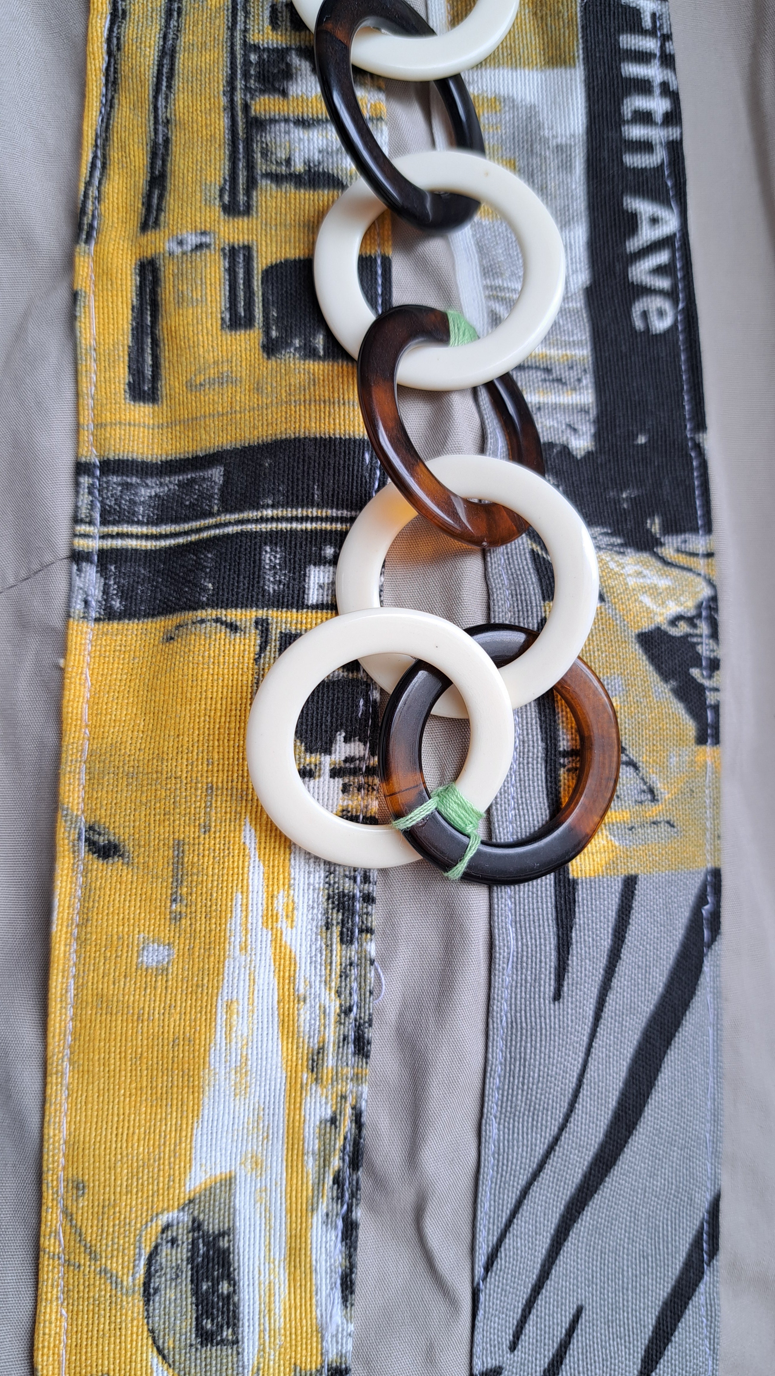 Μακρύ πουκάμισο με διακοσμητικούς κρίκους | kallαίσθησις