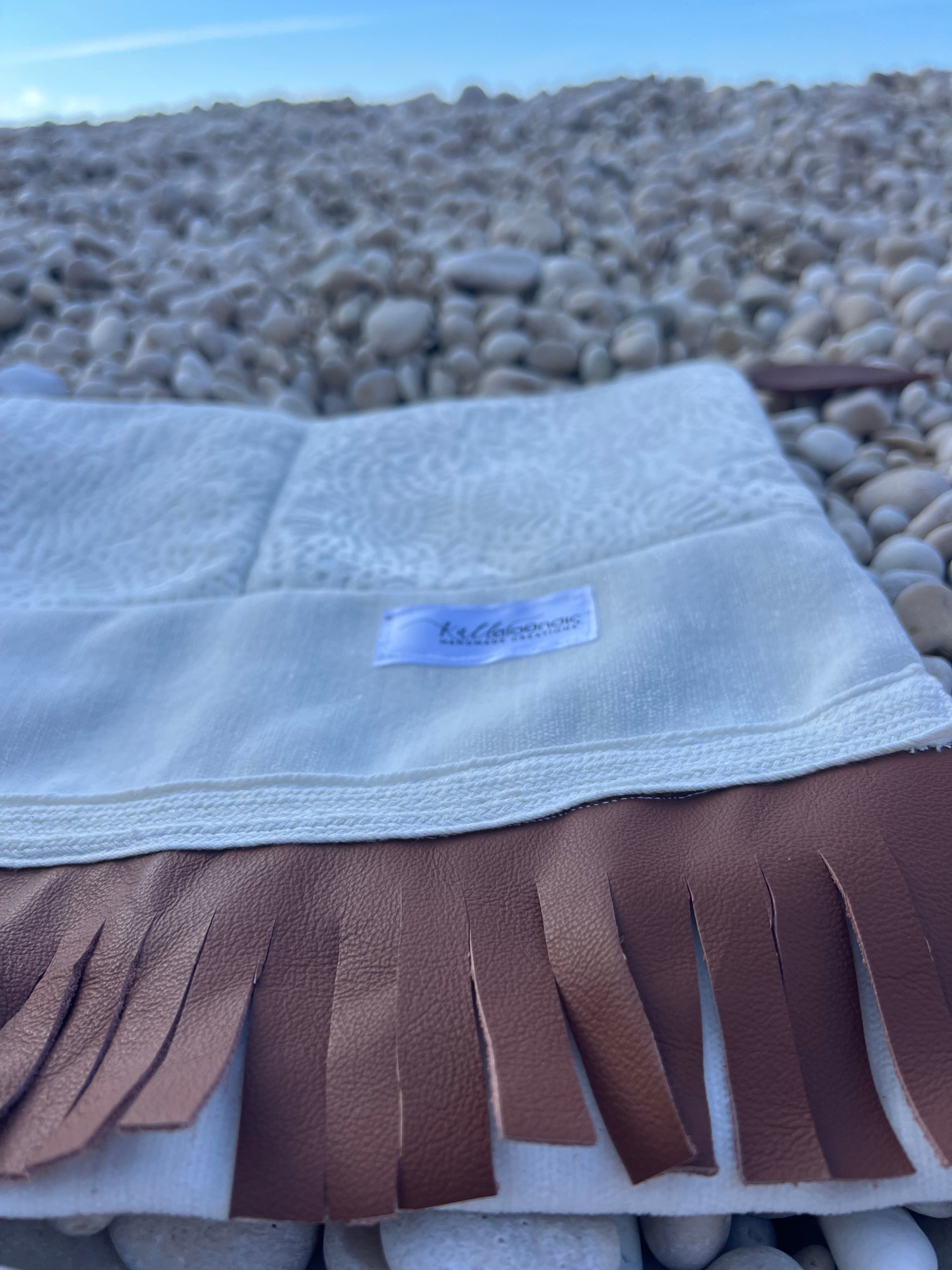 Χειροποίητο Υφασμάτινο Τσαντάκι με Κρόσσια | Kallαισθησις