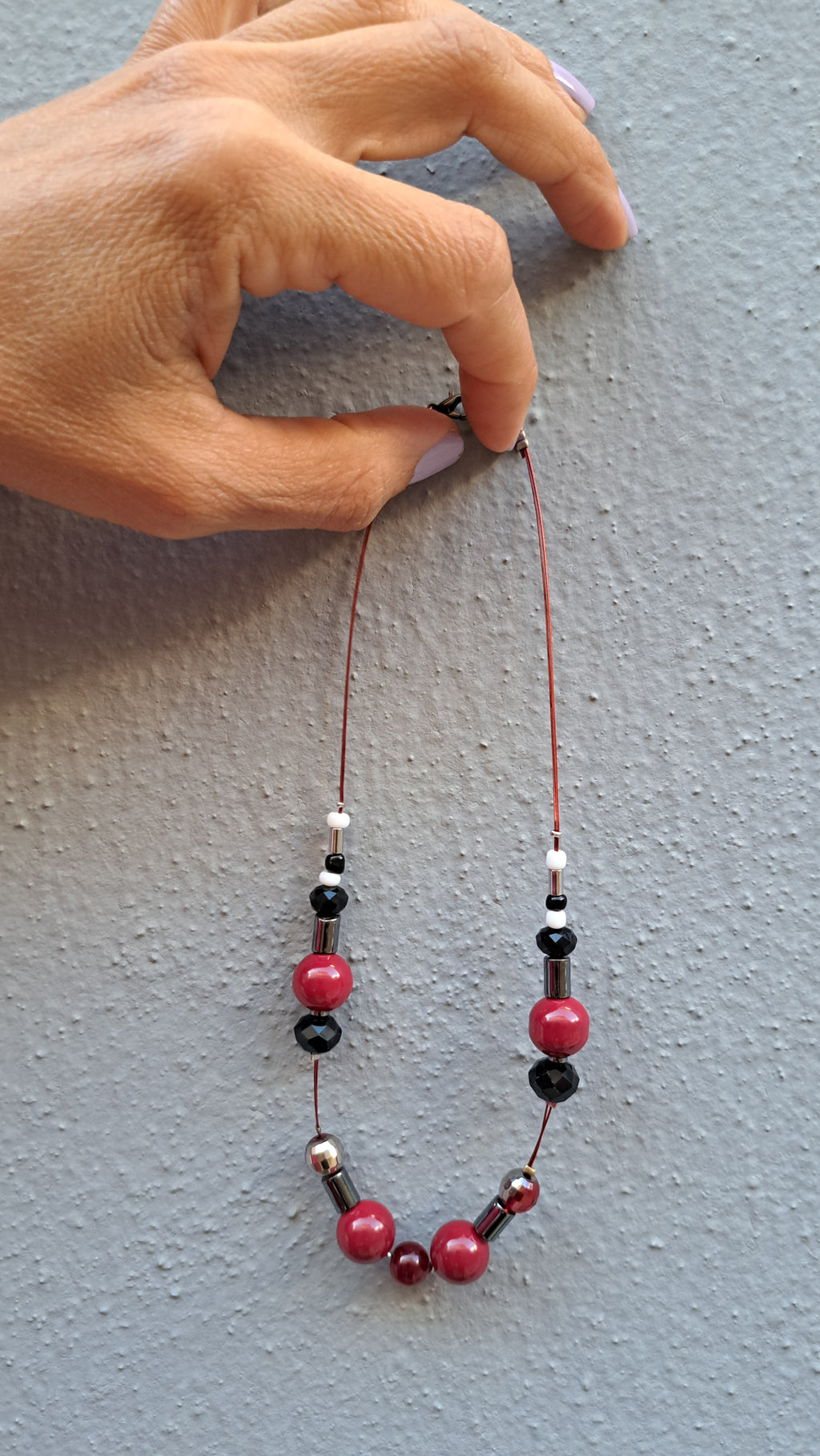 Κολιέ Red Pulse | kallαίσθησις