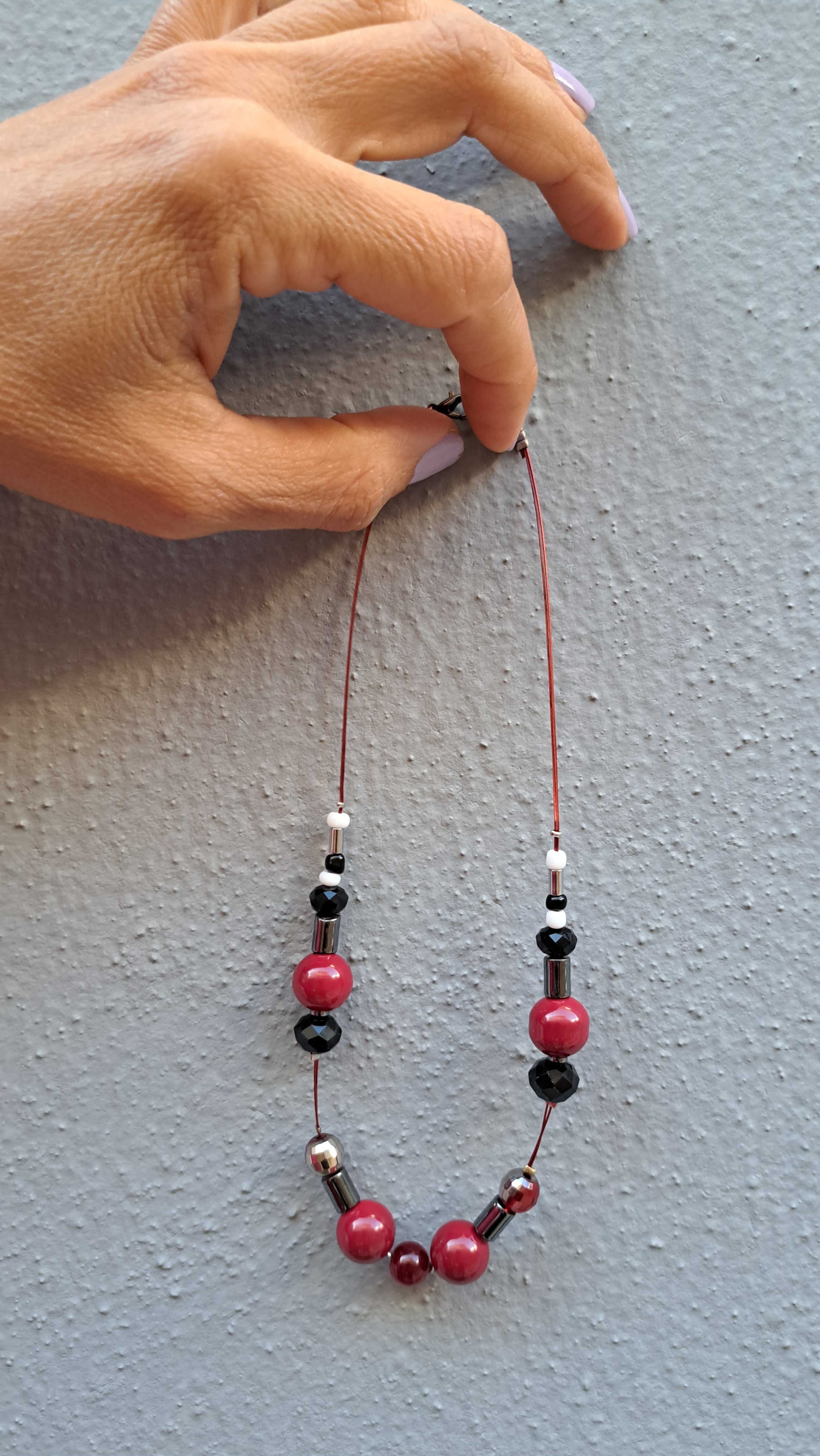 Κολιέ Red Pulse | kallαίσθησις