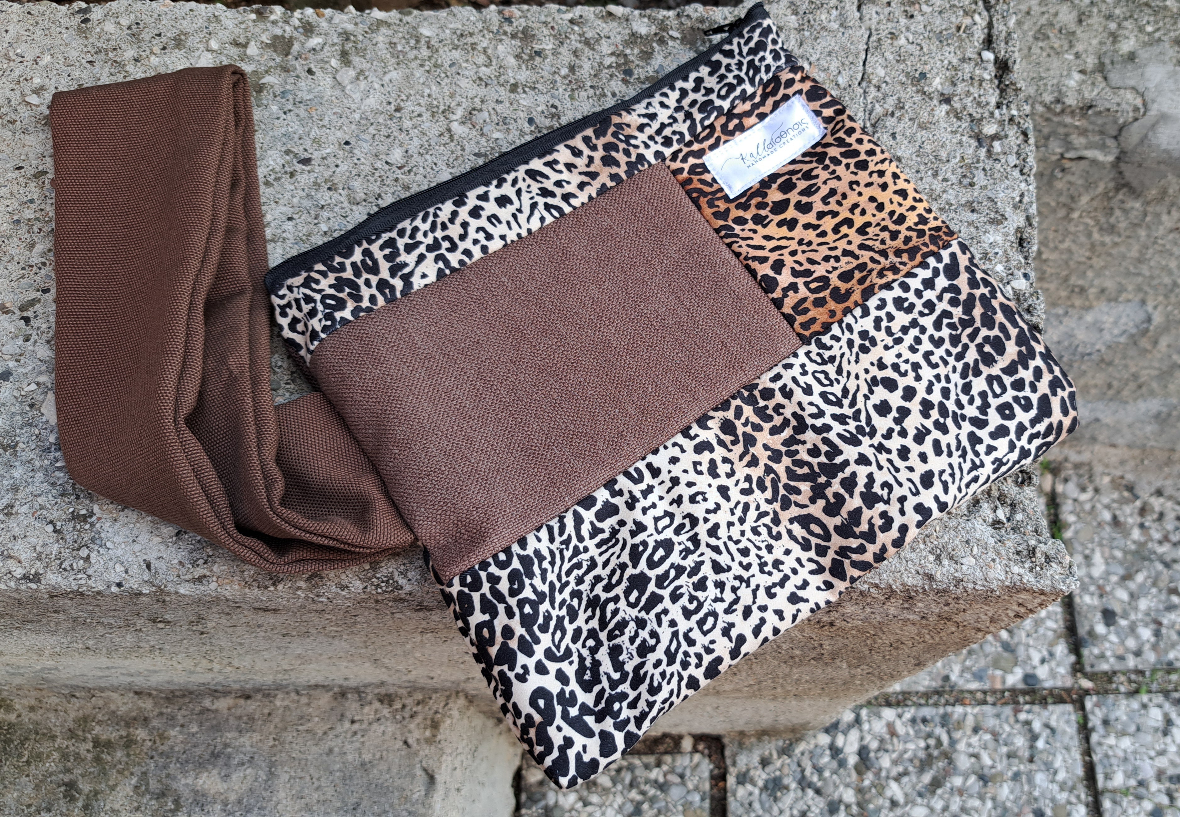 Σετ κολιέ & τσαντάκι animal print | kallαίσθησις