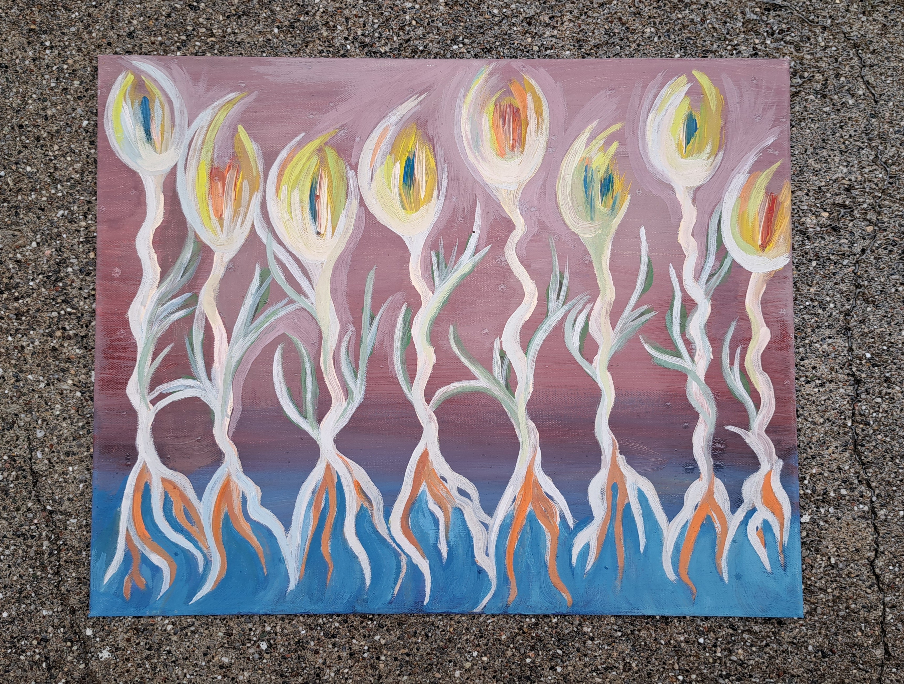 Χειροποίητος Πίνακας “Αναγέννηση της Φύσης” | kallαίσθησις