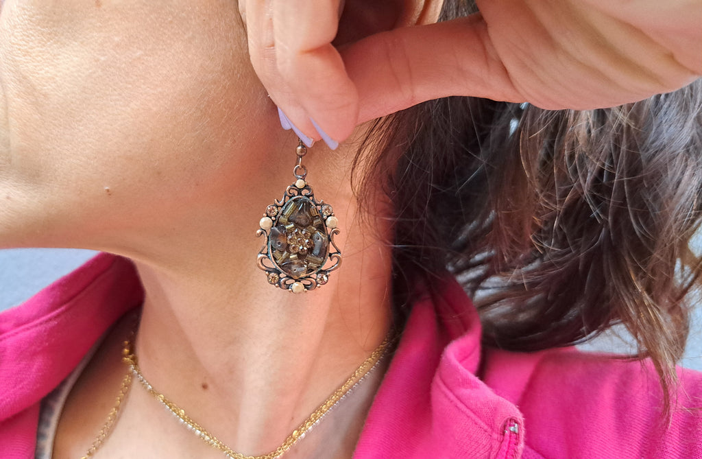 Σκουλαρίκια vintage bronze elegance | kallαίσθησις