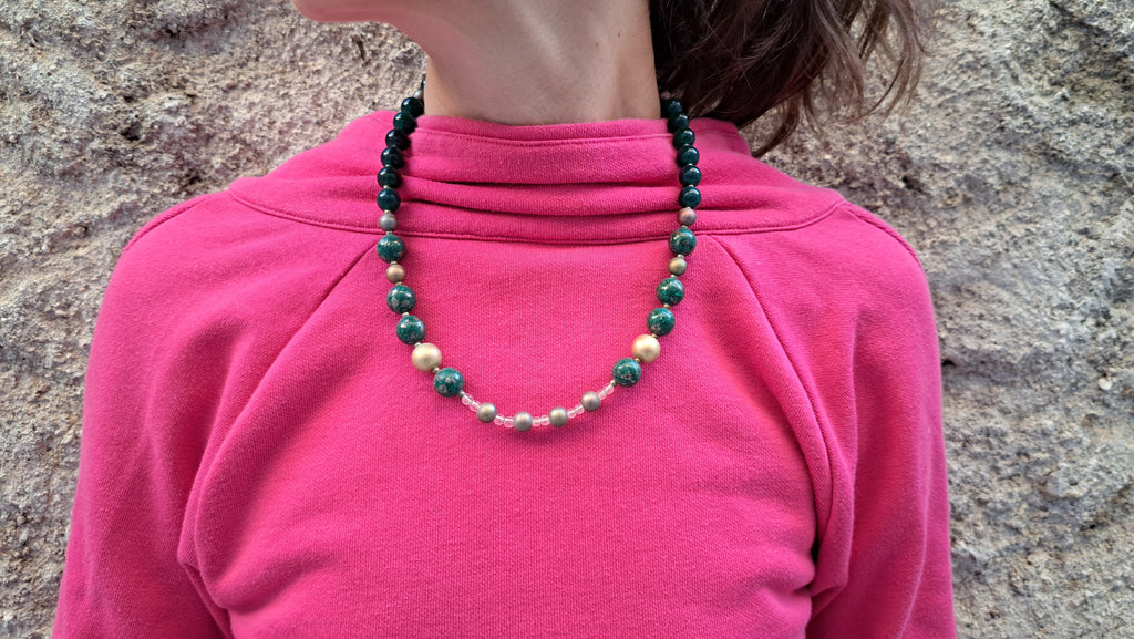 Κολιέ Green Harmony | kallαίσθησις