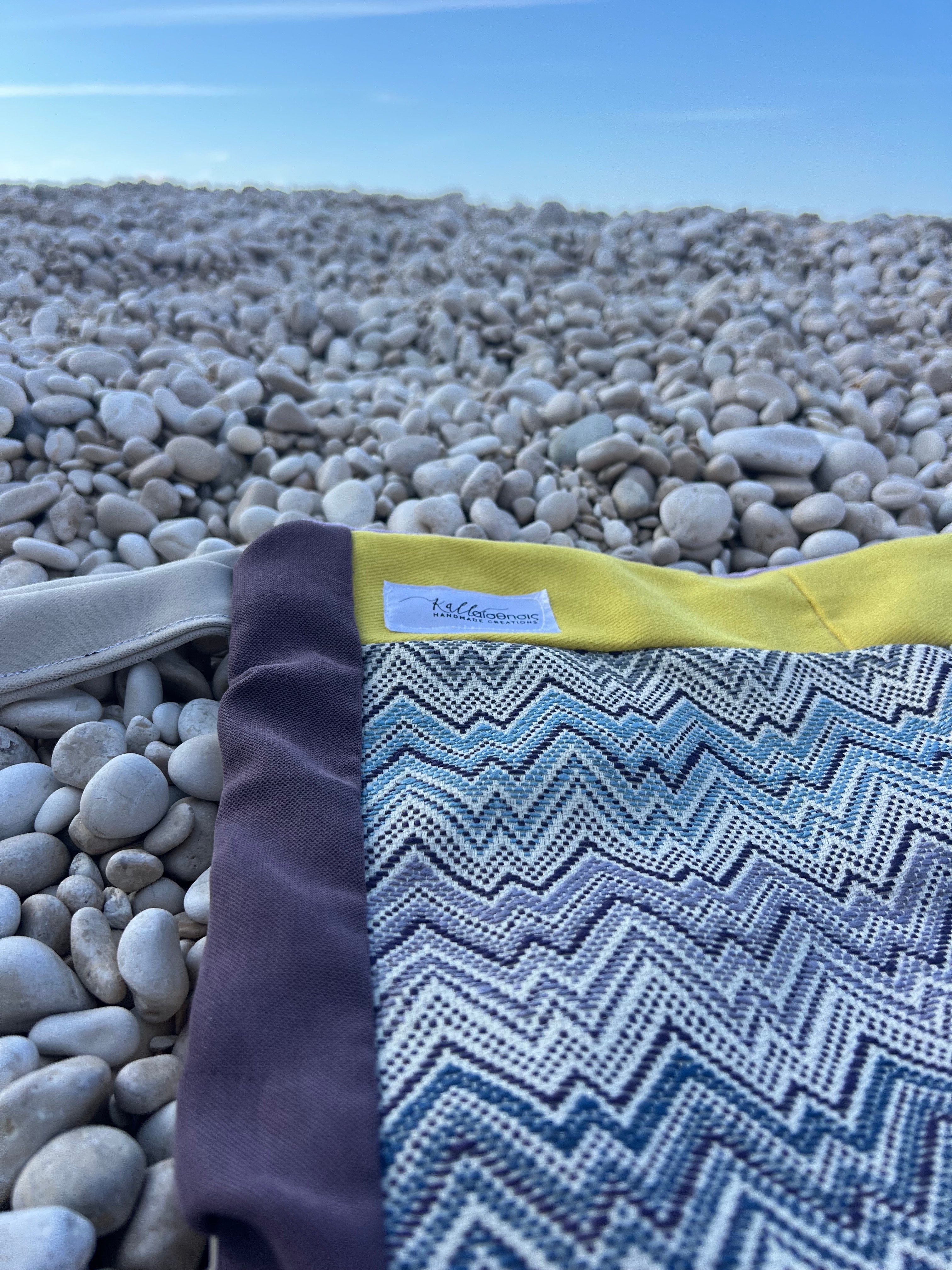 Χειροποίητο Υφασμάτινο ΤσαντάκιClutch με Πολύχρωμα Σχέδια | Kallαισθησις