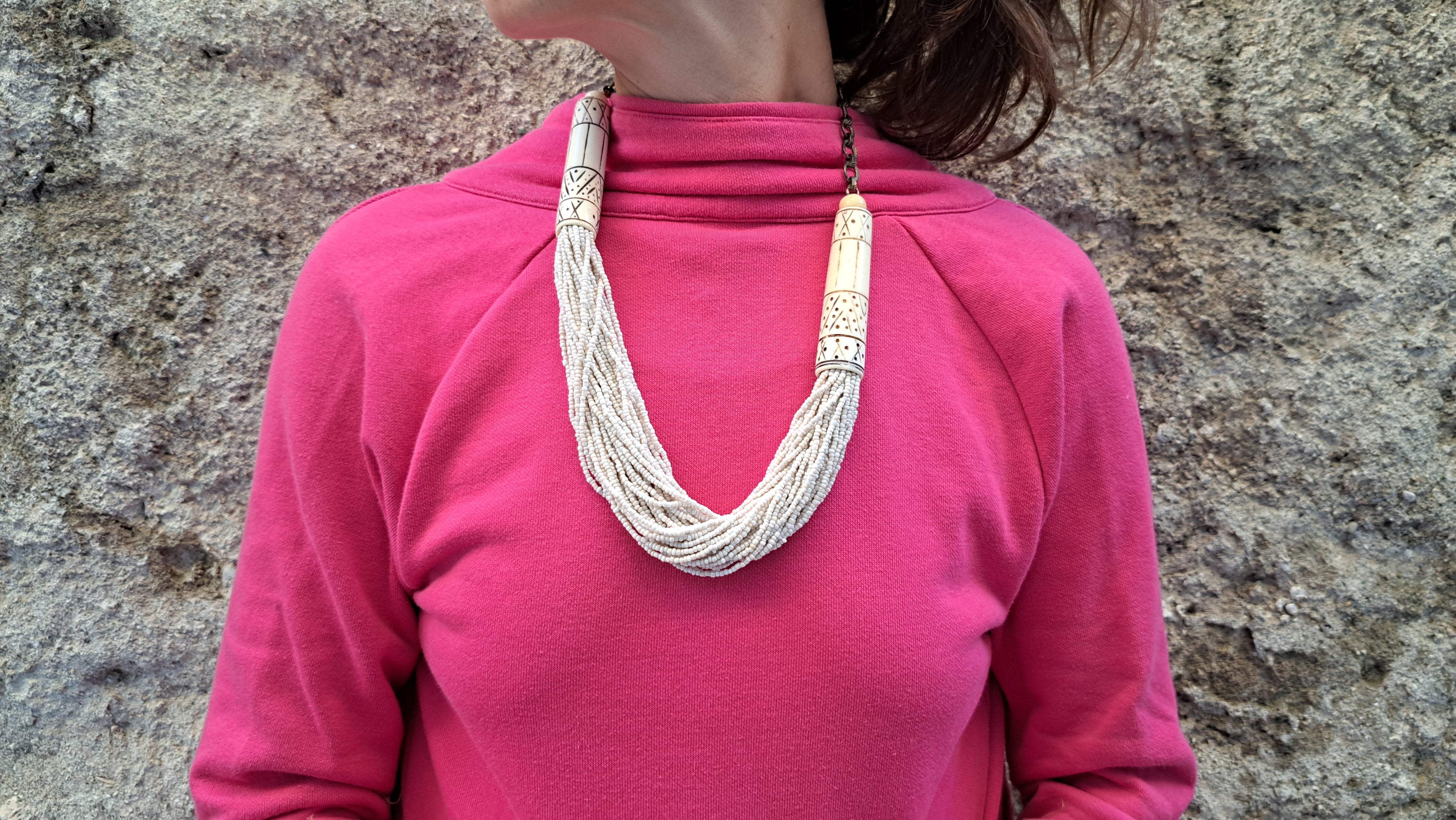 Κολιέ Ivory Beads | kallαίσθησις