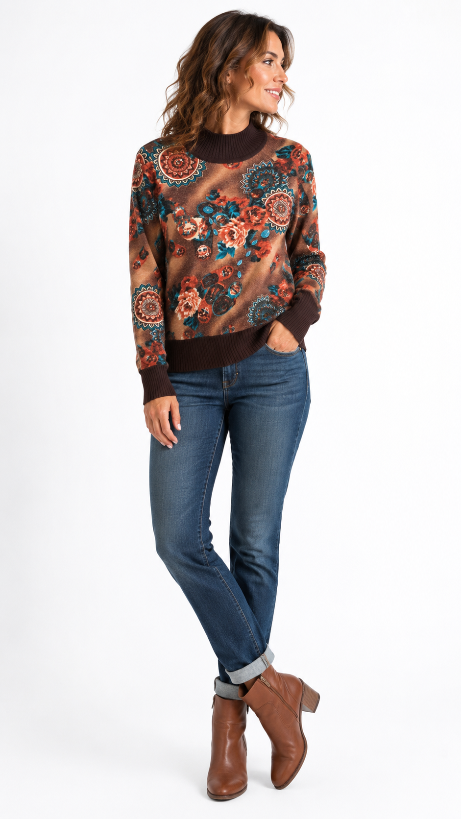 Πουλόβερ Boho Floral | kallαίσθησις