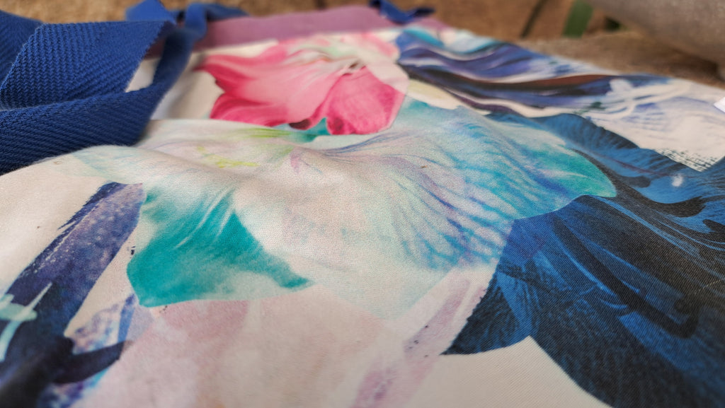 Τσάντα Ώμου με Λουλουδάτο Αφηρημένο Σχέδιο | kallαίσθησις