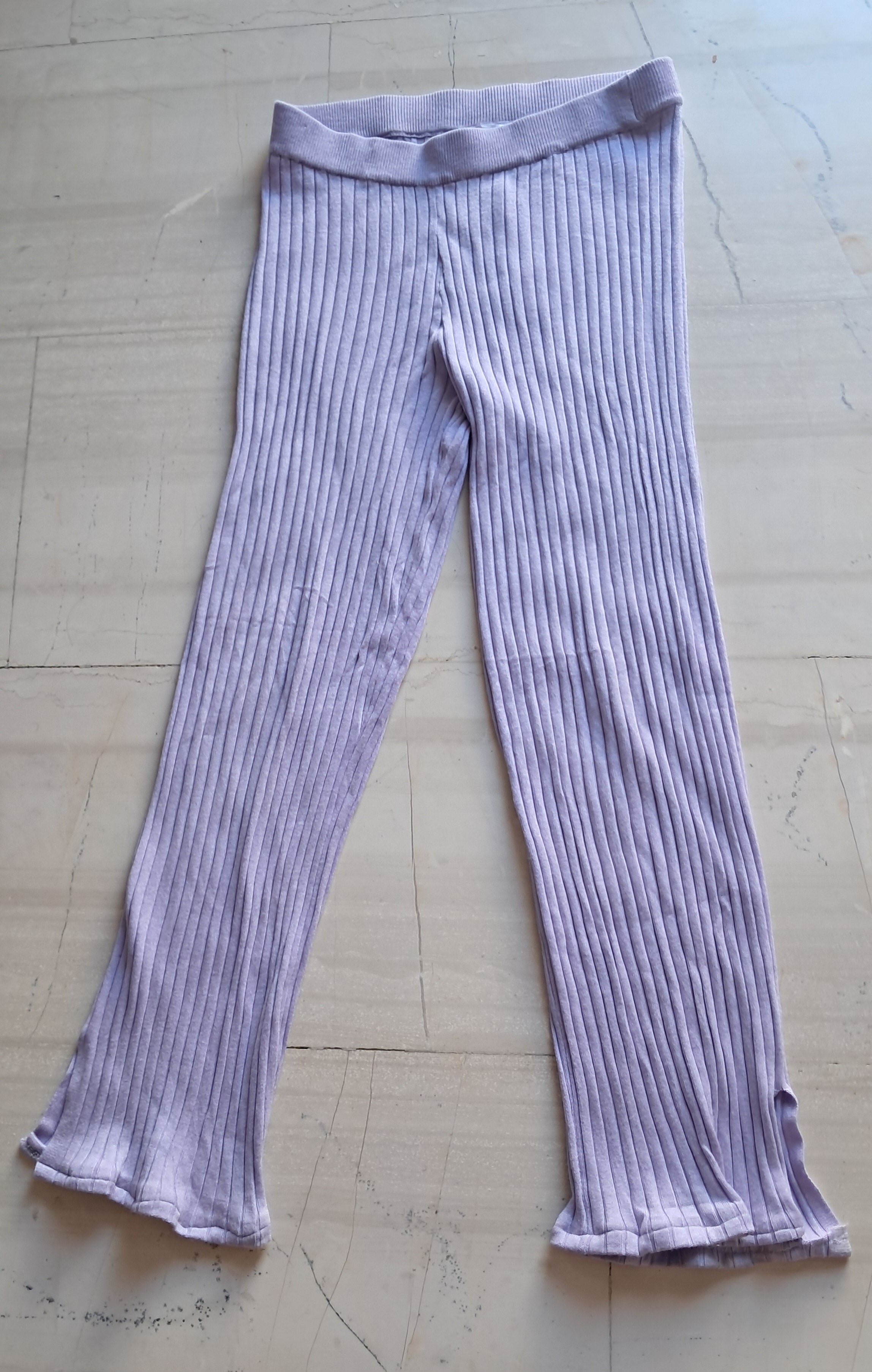 Χειροποίητο σετ λιλά – μπλούζα με κουκούλα & παντελόνι| kallαίσθησις