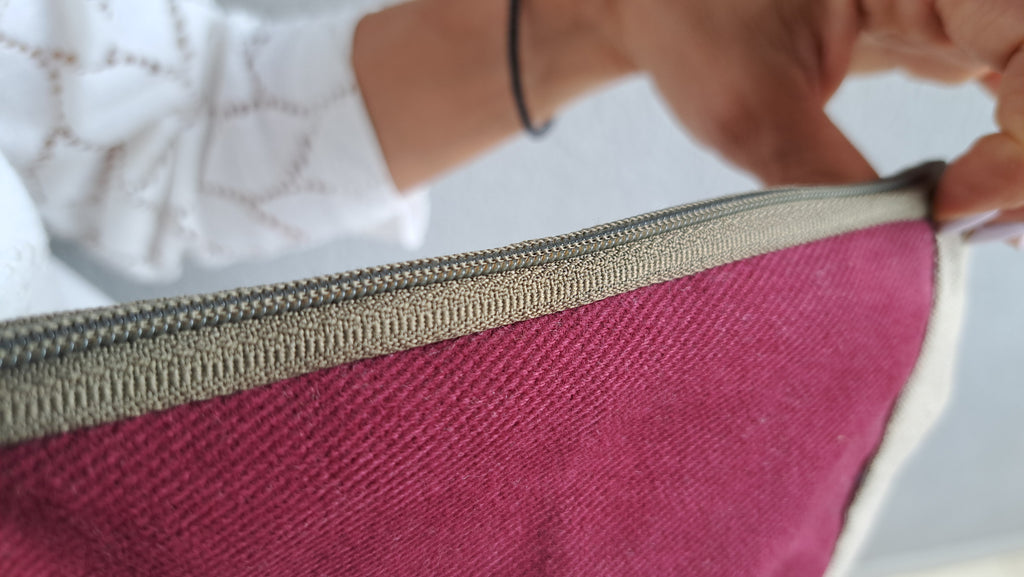 Τσαντάκι patchwork σε γήινες αποχρώσεις | kallαίσθησις