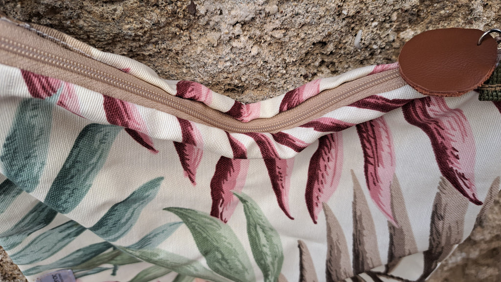 Τσάντα Ώμου με Φυτικό Σχέδιο | kallαίσθησις