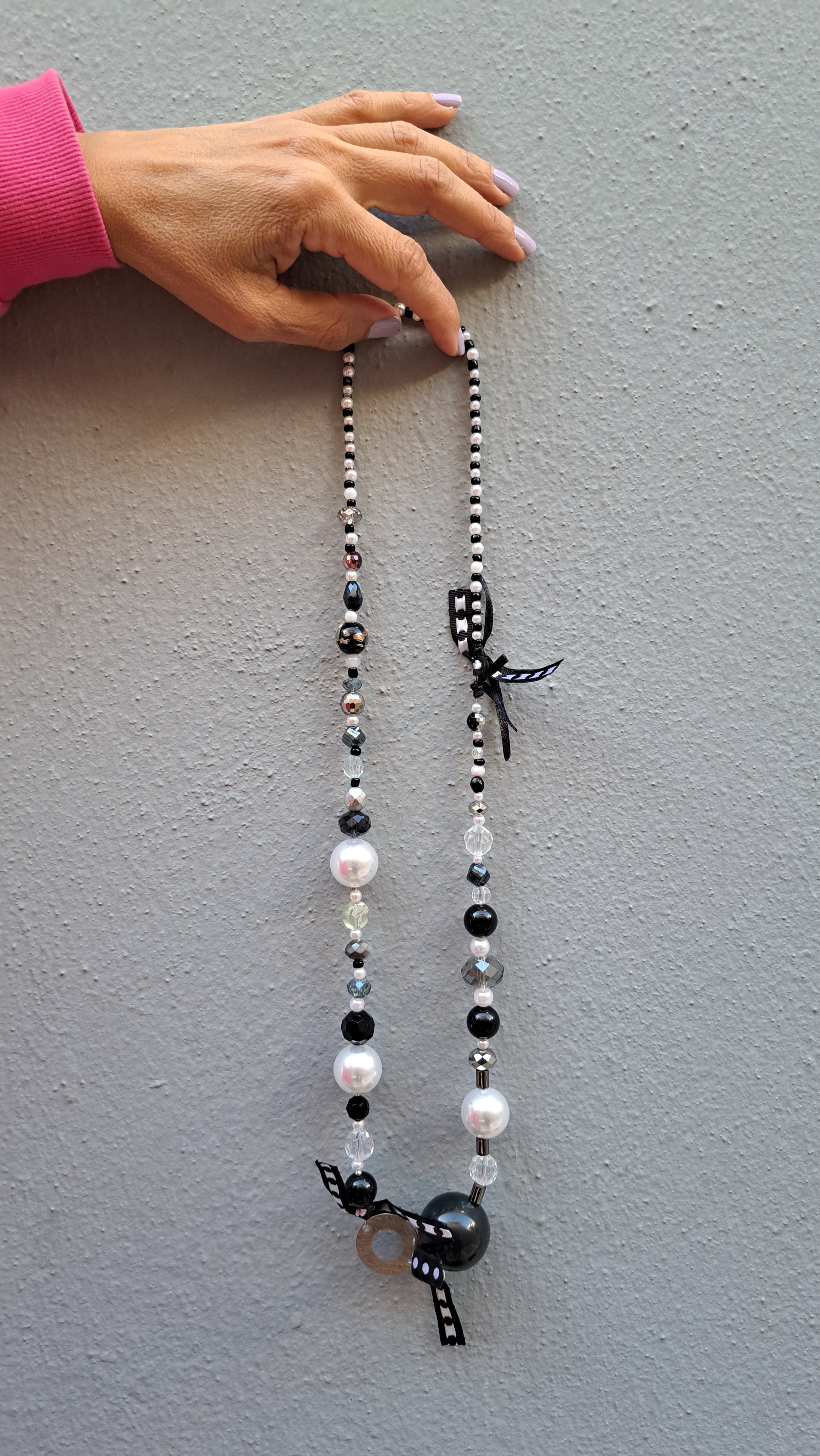 Κολιέ Black & White Harmony | kallαίσθησις