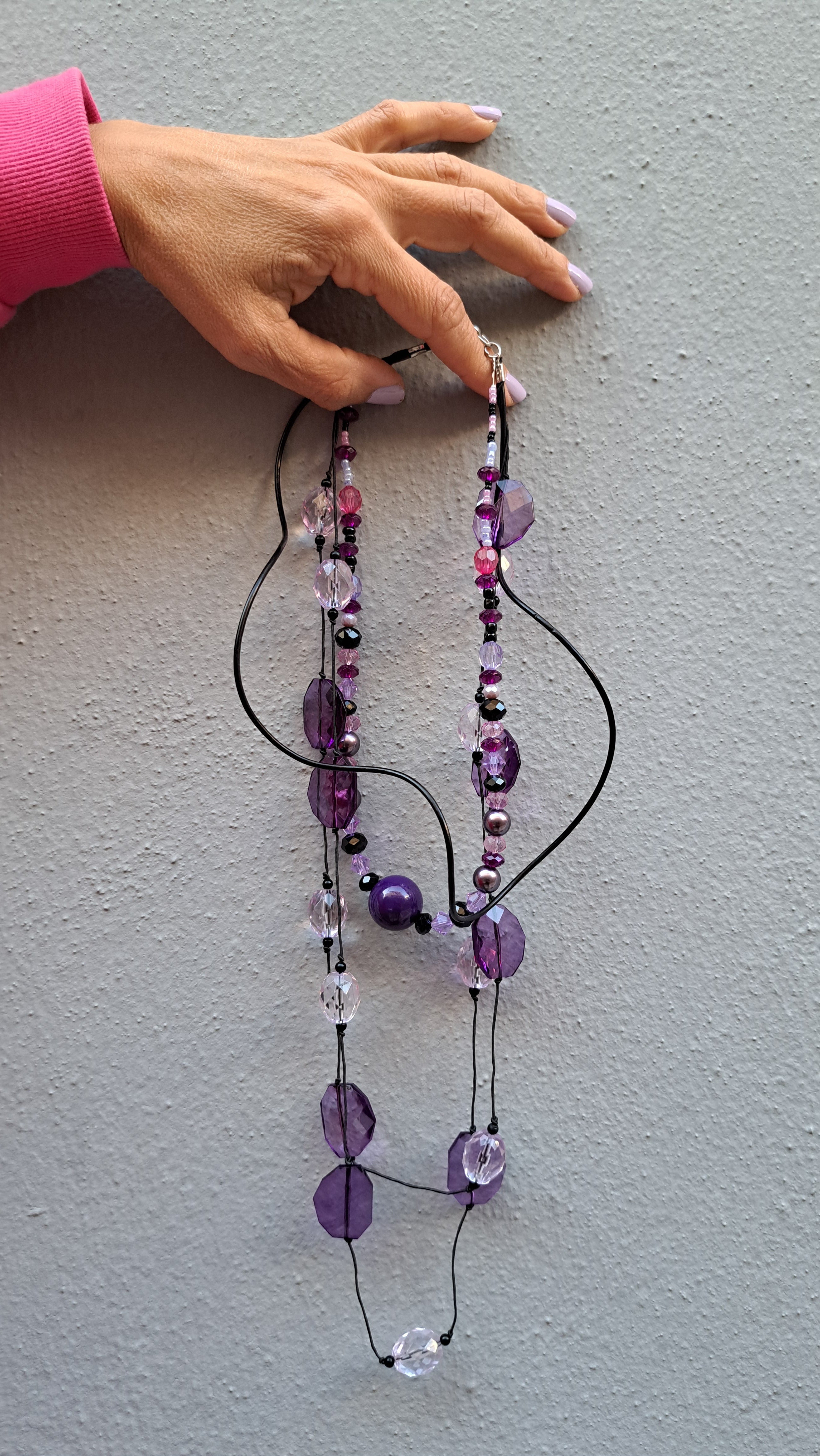 Κολιέ σε Αποχρώσεις του Μωβ | kallαίσθησις