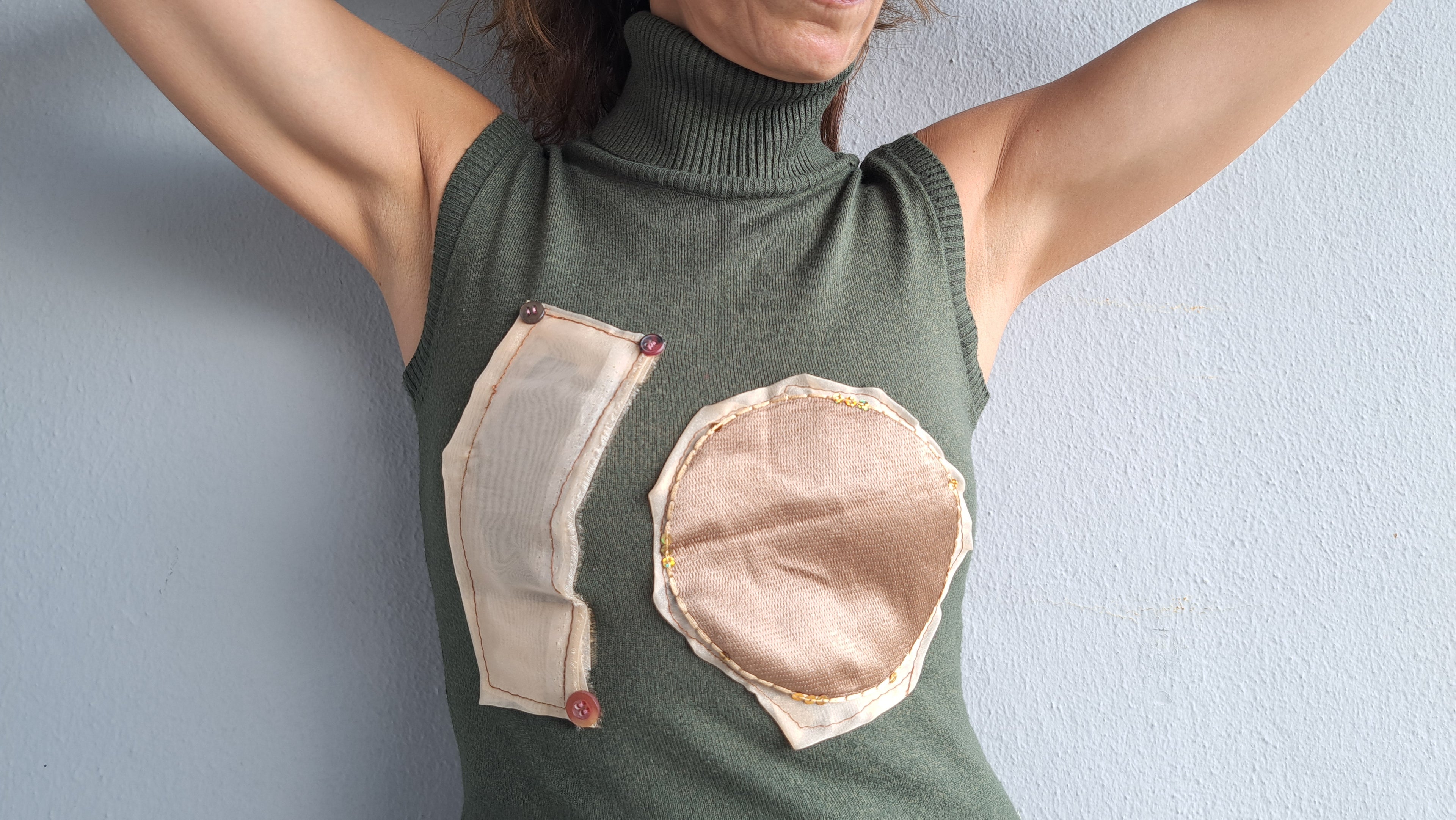 Αμάνικο μπλουζάκι με γεωμετρικά σχέδια | kallαίσθησις