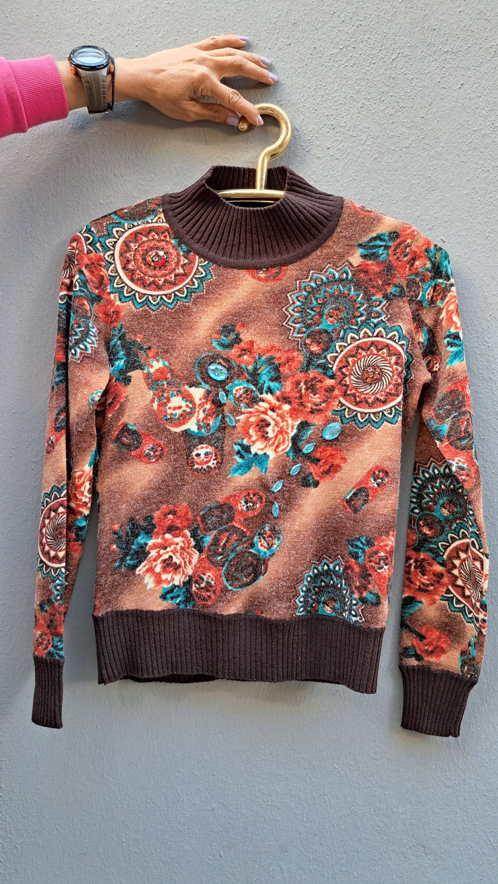 Πουλόβερ Boho Floral | kallαίσθησις